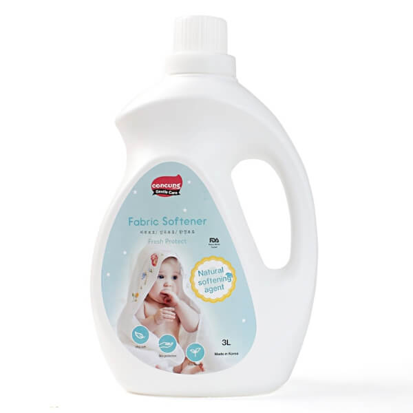 Nước xả vải Hàn Quốc ConCung Gentle Care hương tươi mát, chai 3L