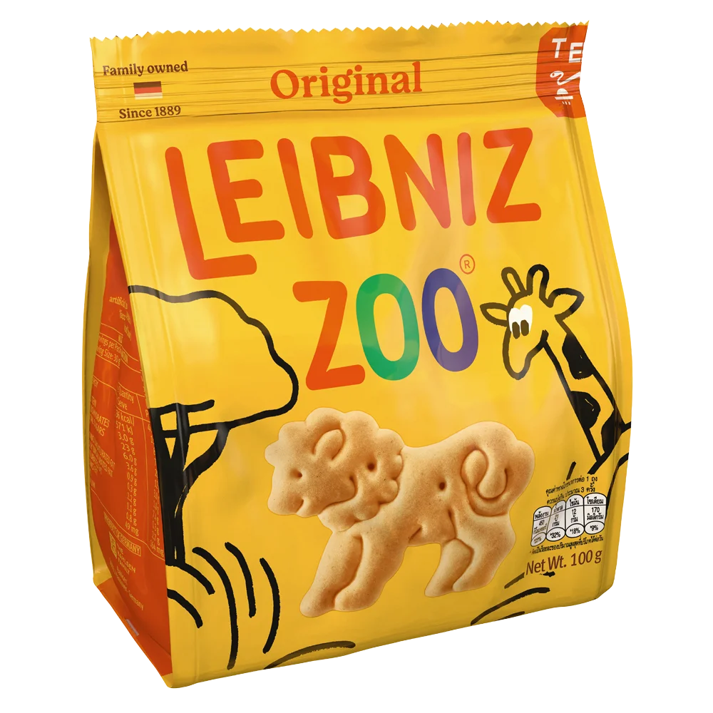 Bánh qui bơ hình thú Bahlsen Zoo 100g