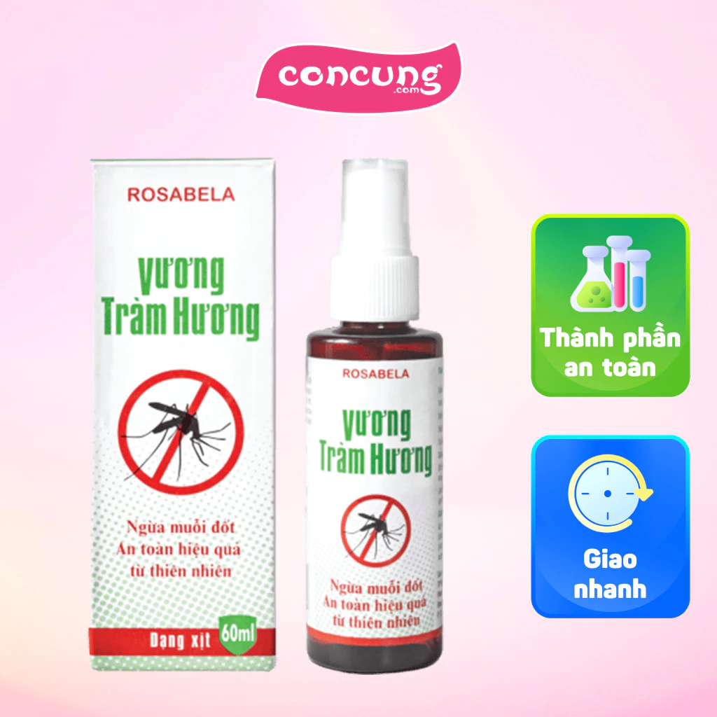 Chai Xịt Chống Muỗi Vương Tràm Hương 60ml