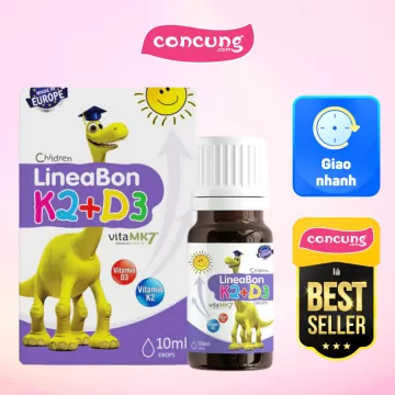 Vitamin Giúp Bé Tăng Chiều Cao K2+D3 Lineabon