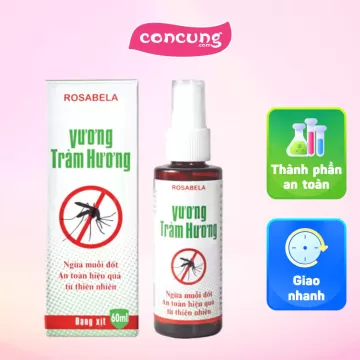 Chai Xịt Chống Muỗi Vương Tràm Hương 60ml