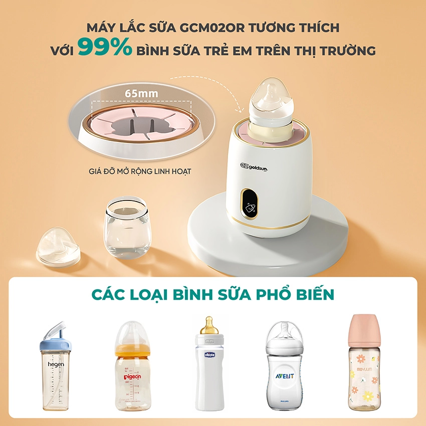 Máy Lắc Bình Sữa Goldsun GCMS02OR