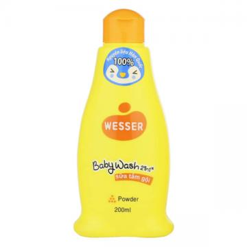 Sữa tắm gội Wesser 2 in 1 200ml (cam)