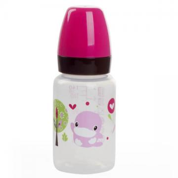 Bình sữa Kuku nhựa PP BPA Free cổ hẹp 140ml (KU5927A, Hồng)