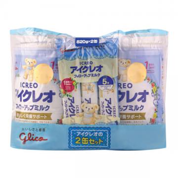 Sữa Glico Icreo số 1 820g - Combo 2 lon (9-36 tháng)